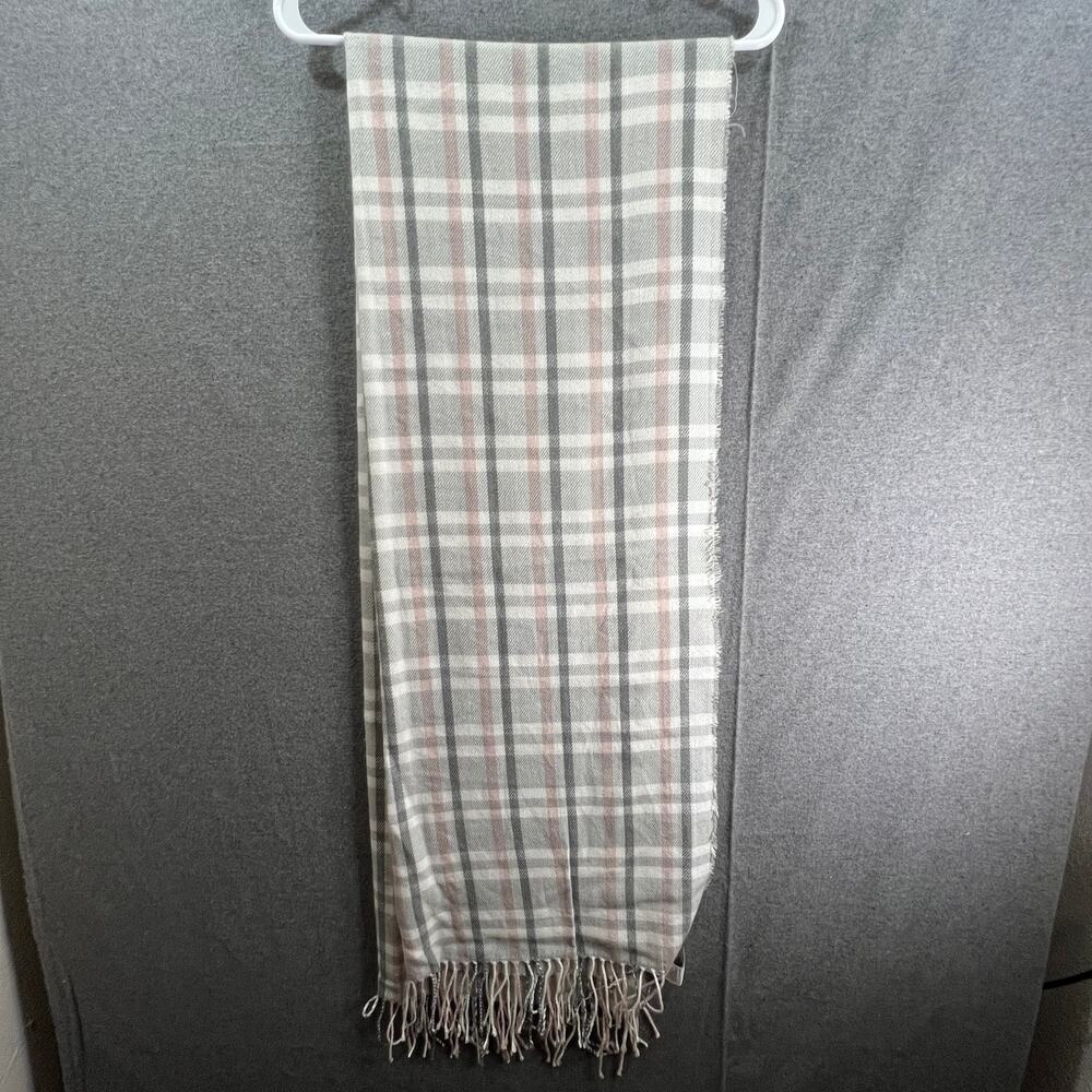Banana Republic 100% ACRYLIC Women's Plaid Scarves Multi Color